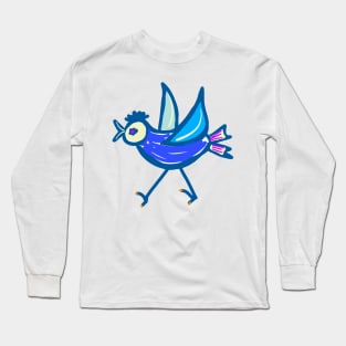 EXCITED BIRD Long Sleeve T-Shirt